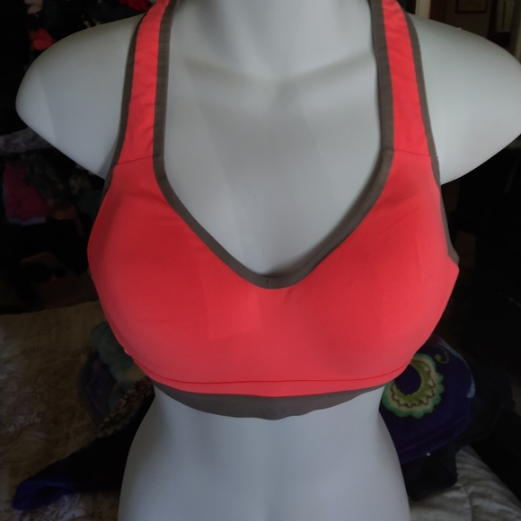 Victoria Secret Neon Orange Sports Bra - Picture 1 of 3
